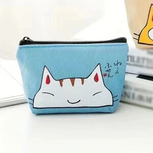 HP 🎉 Cute Small Sized Kawaii Anime Cat Zipper Clutch Wallet